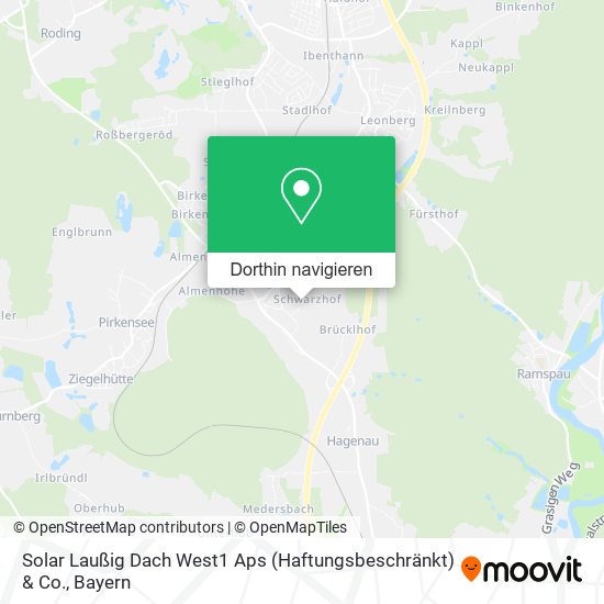 Solar Laußig Dach West1 Aps (Haftungsbeschränkt) & Co. Karte