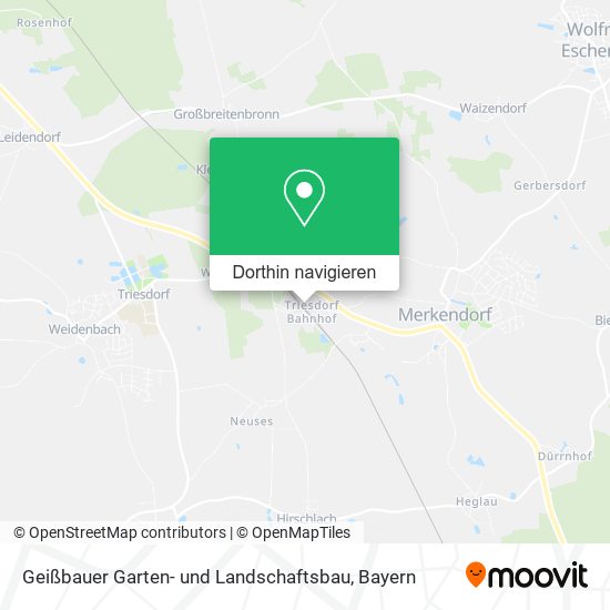 Geißbauer Garten- und Landschaftsbau Karte