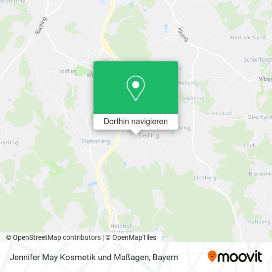 Jennifer May Kosmetik und Maßagen Karte