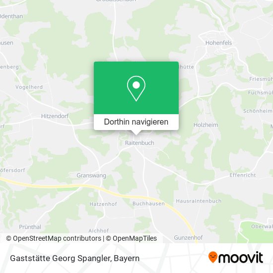Gaststätte Georg Spangler Karte