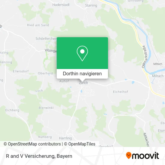 R and V Versicherung Karte