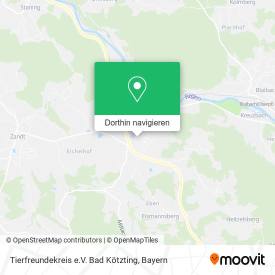Tierfreundekreis e.V. Bad Kötzting Karte