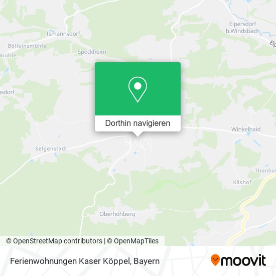 Ferienwohnungen Kaser Köppel Karte