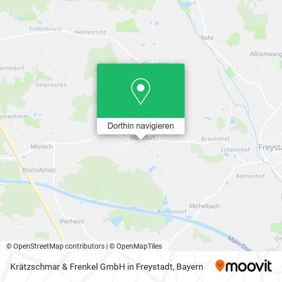 Krätzschmar & Frenkel GmbH in Freystadt Karte