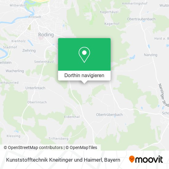 Kunststofftechnik Kneitinger und Haimerl Karte