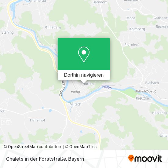 Chalets in der Forststraße Karte