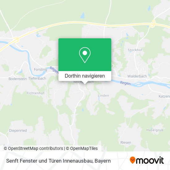 Senft Fenster und Türen Innenausbau Karte