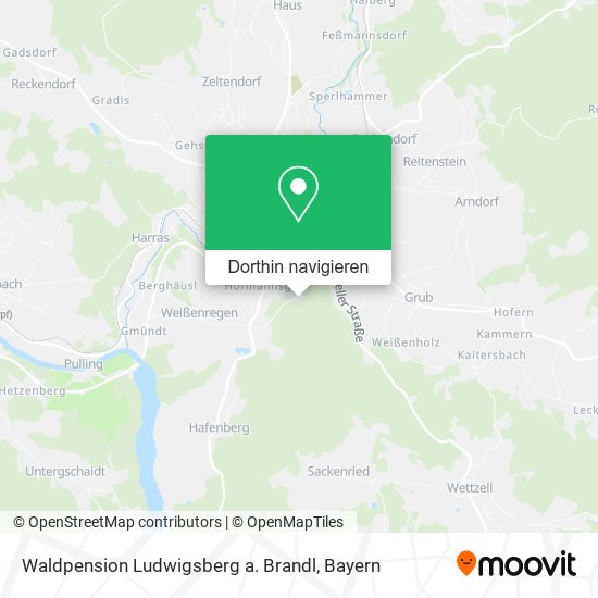 Waldpension Ludwigsberg a. Brandl Karte