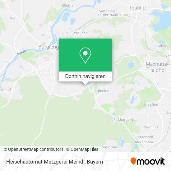 Fleischautomat Metzgerei Meindl Karte