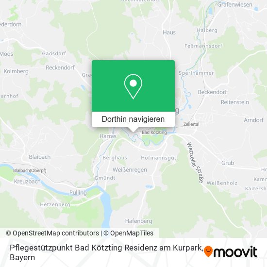Pflegestützpunkt Bad Kötzting Residenz am Kurpark Karte