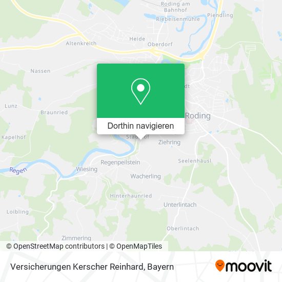 Versicherungen Kerscher Reinhard Karte