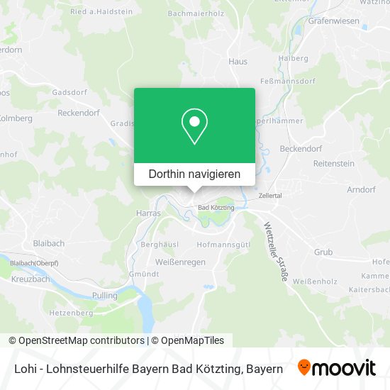 Lohi - Lohnsteuerhilfe Bayern Bad Kötzting Karte