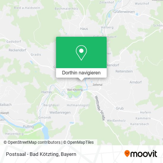 Postsaal - Bad Kötzting Karte