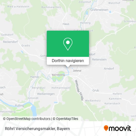 Röhrl Versicherungsmakler Karte