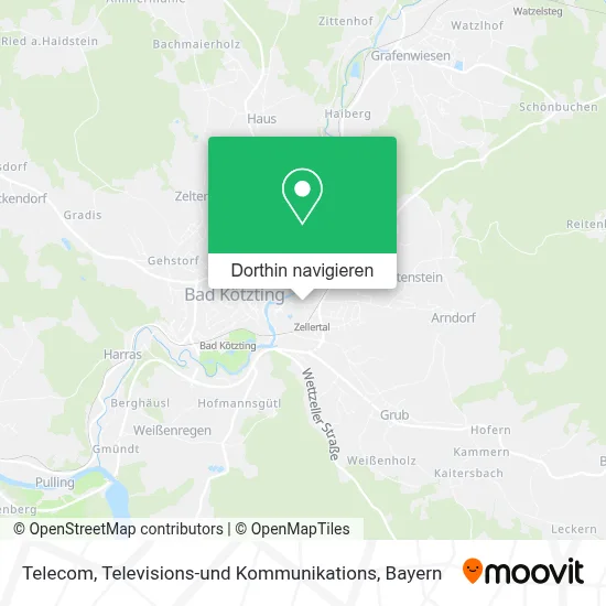 Telecom, Televisions-und Kommunikations Karte