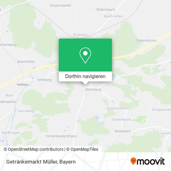 Getränkemarkt Müller Karte