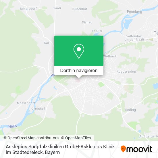 Asklepios Südpfalzkliniken GmbH-Asklepios Klinik im Städtedreieck Karte