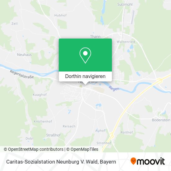 Caritas-Sozialstation Neunburg V. Wald Karte