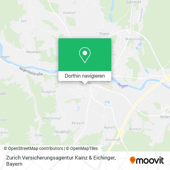 Zurich Versicherungsagentur Kainz & Eichinger Karte