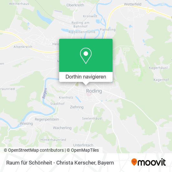 Raum für Schönheit - Christa Kerscher Karte