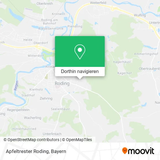 Apfeltrester Roding Karte