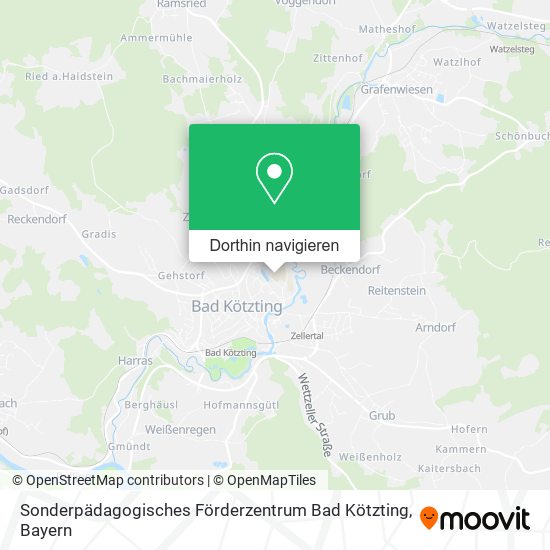 Sonderpädagogisches Förderzentrum Bad Kötzting Karte