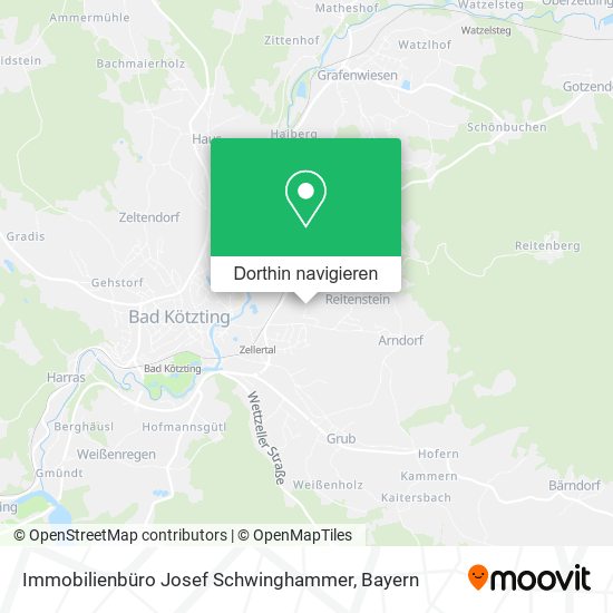 Immobilienbüro Josef Schwinghammer Karte