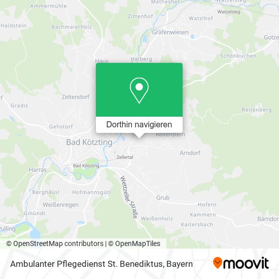 Ambulanter Pflegedienst St. Benediktus Karte