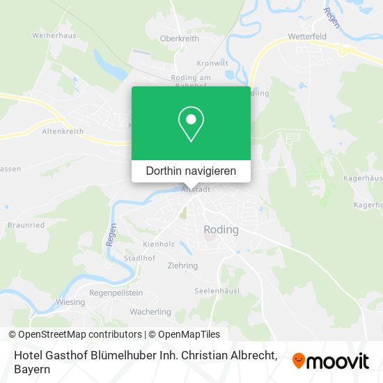 Hotel Gasthof Blümelhuber Inh. Christian Albrecht Karte