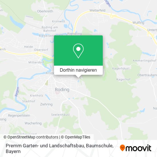 Premm Garten- und Landschaftsbau, Baumschule Karte