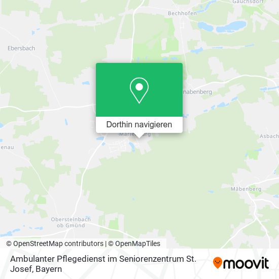 Ambulanter Pflegedienst im Seniorenzentrum St. Josef Karte
