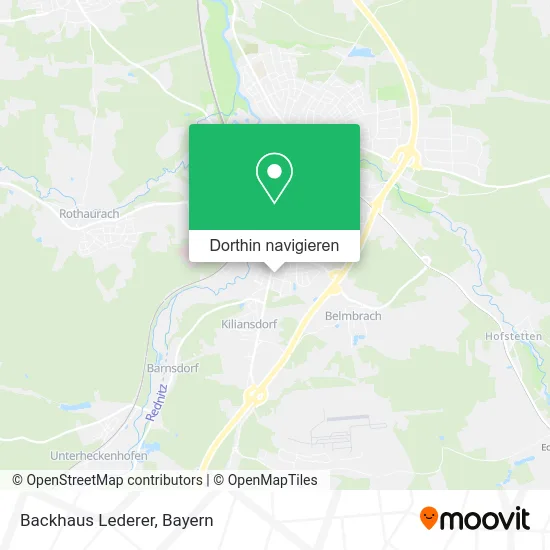 Backhaus Lederer Karte