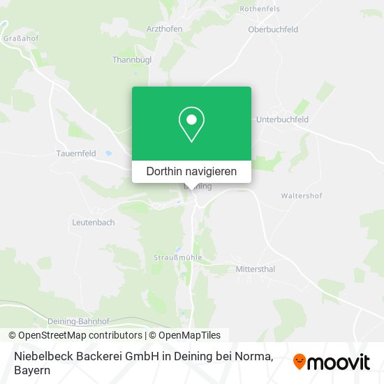 Niebelbeck Backerei GmbH in Deining bei Norma Karte