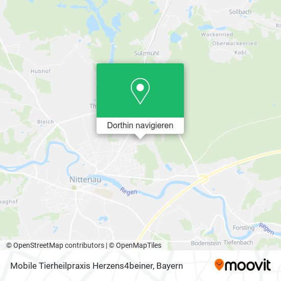 Mobile Tierheilpraxis Herzens4beiner Karte