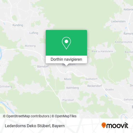 Lederdorns Deko Stüberl Karte