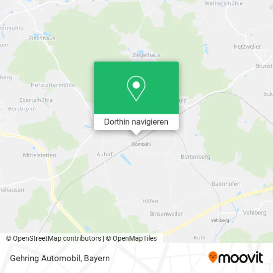 Gehring Automobil Karte