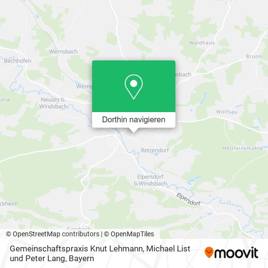 Gemeinschaftspraxis Knut Lehmann, Michael List und Peter Lang Karte
