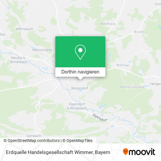 Erdquelle Handelsgesellschaft Wimmer Karte