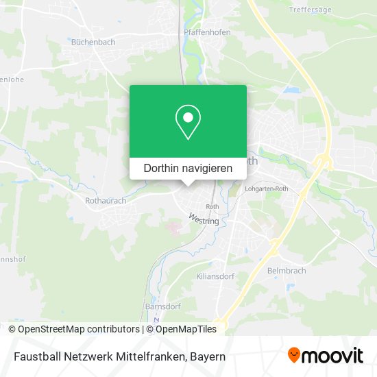 Faustball Netzwerk Mittelfranken Karte