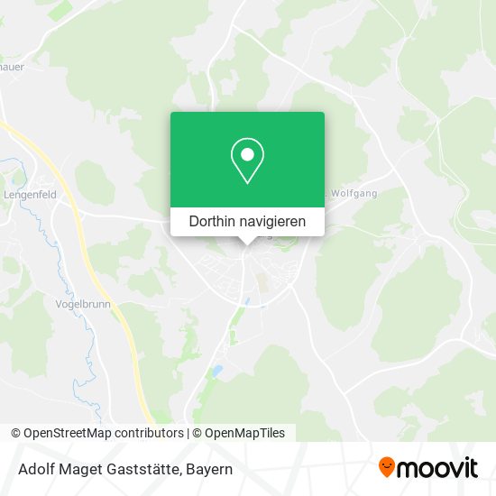 Adolf Maget Gaststätte Karte