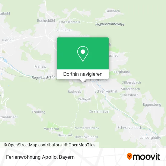 Ferienwohnung Apollo Karte