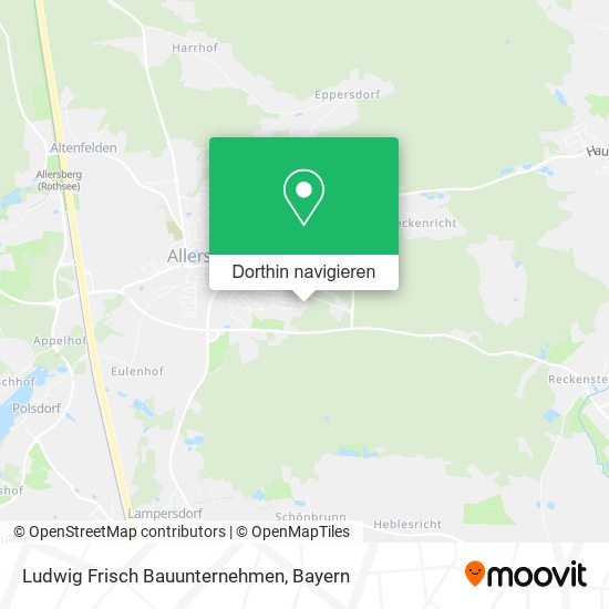 Ludwig Frisch Bauunternehmen Karte