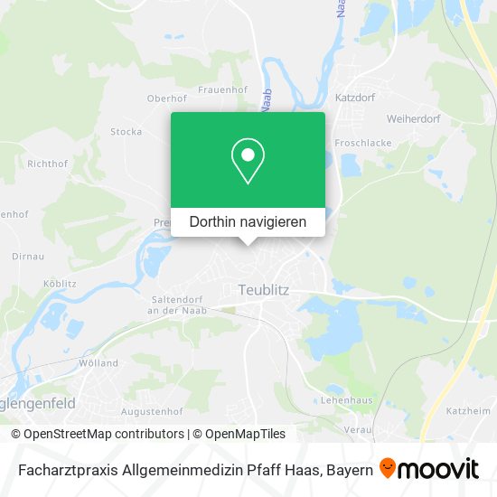 Facharztpraxis Allgemeinmedizin Pfaff Haas Karte