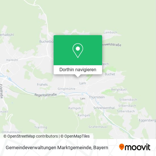 Gemeindeverwaltungen Marktgemeinde Karte
