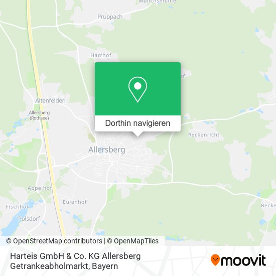 Harteis GmbH & Co. KG Allersberg Getrankeabholmarkt Karte