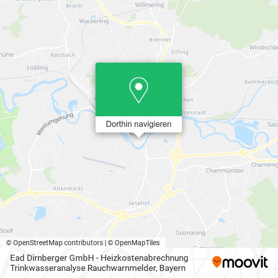 Ead Dirnberger GmbH - Heizkostenabrechnung Trinkwasseranalyse Rauchwarnmelder Karte