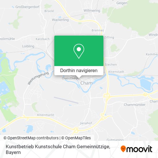 Kunstbetrieb Kunstschule Cham Gemeinnützige Karte