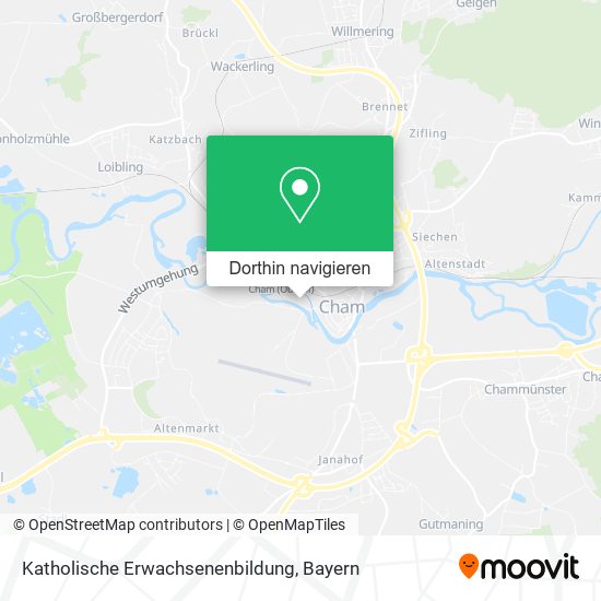 Katholische Erwachsenenbildung Karte