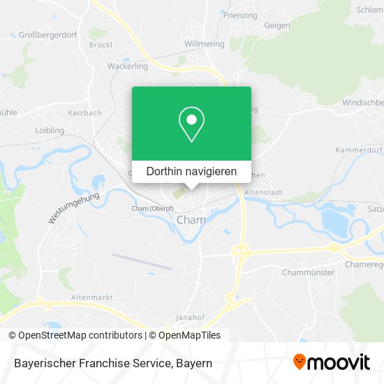 Bayerischer Franchise Service Karte