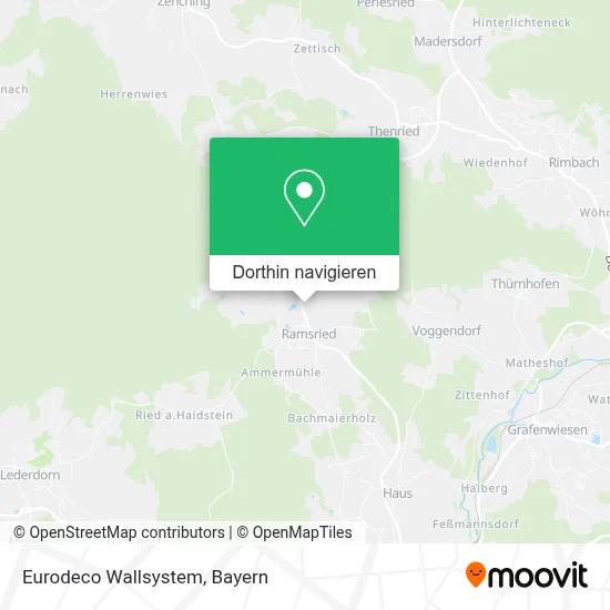 Eurodeco Wallsystem Karte